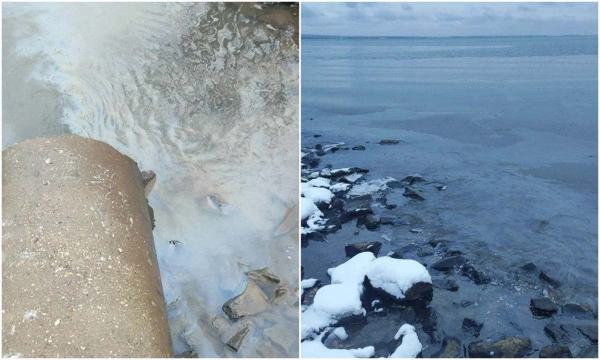 В&nbsp;Петрозаводске в&nbsp;Онежское озеро стекает подозрительная жидкость, похожая на&nbsp;нефтепродукты