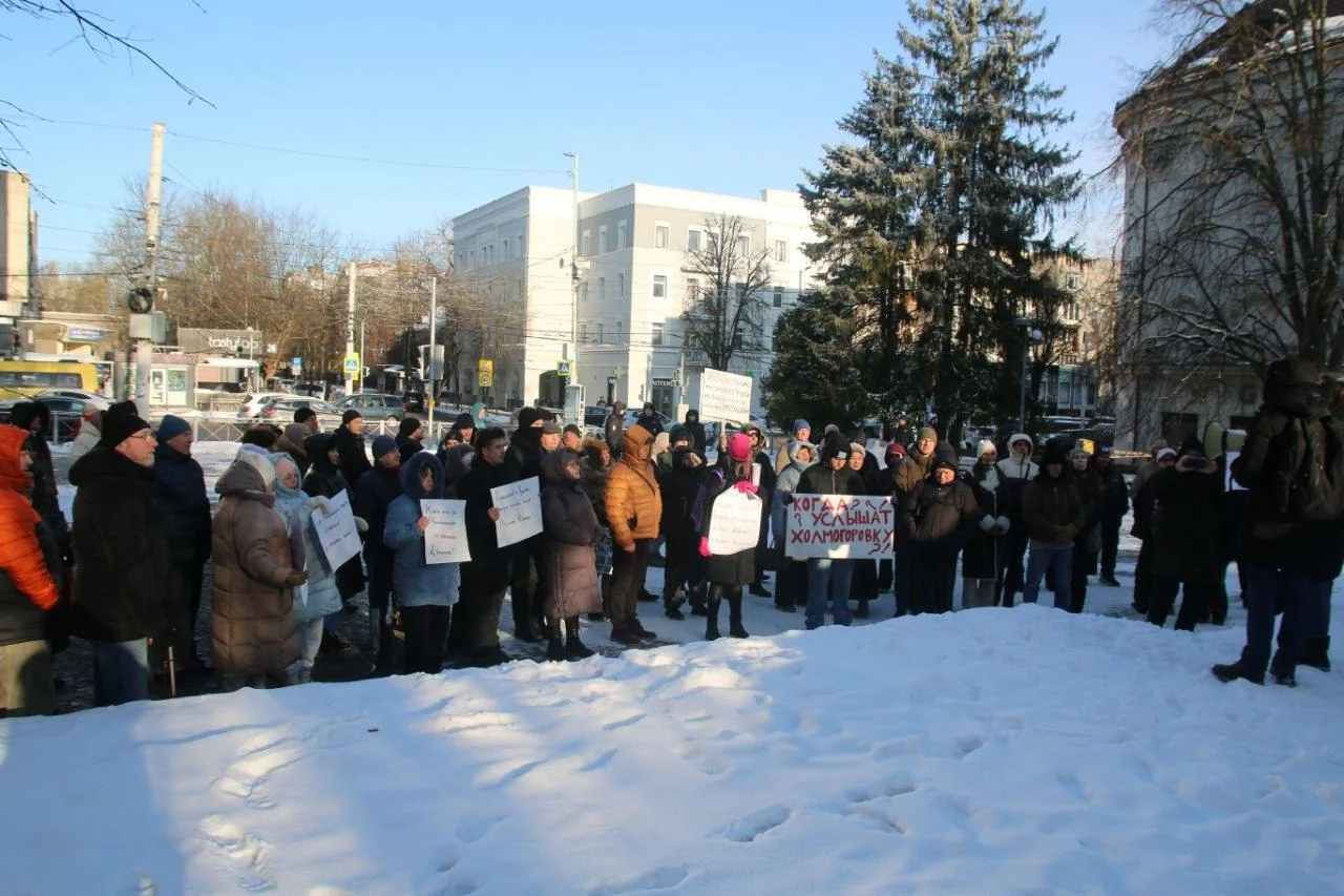 Калининград вышел на&nbsp;митинг за&nbsp;зелёные зоны, трамвай и&nbsp;право голоса
